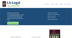 Desktop Screenshot of la-legal.com